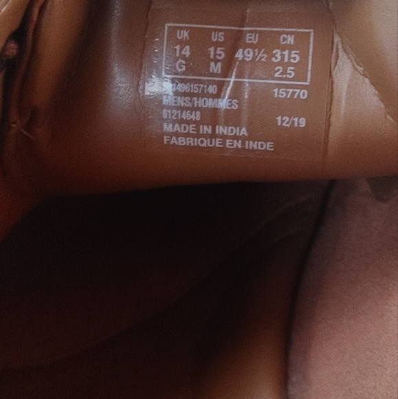 Clarks leather shoes size 15 - Picture 5 of 5